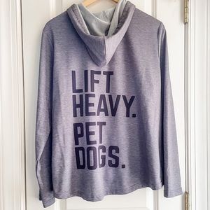 32 Degrees Lightweight Athleisure Hoodie Lift Heavy Pet Dogs Size XL
